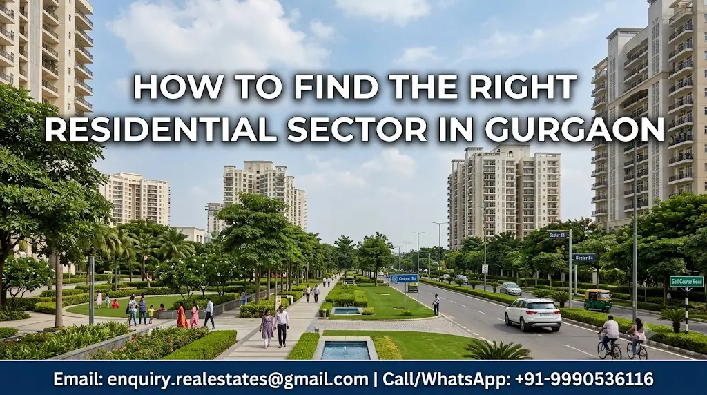 How to Find the Right Residential Sector in Gurgaon