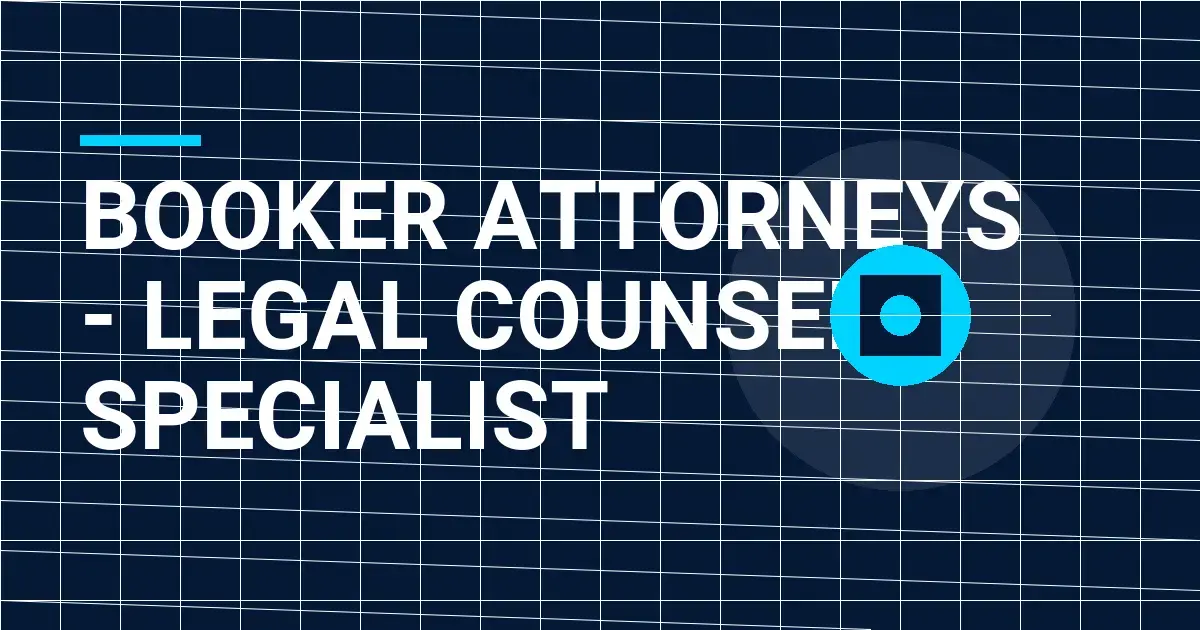 Booker Attorneys - Legal Counsel Specialist