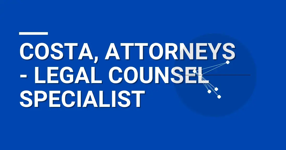 Costa, Attorneys - Legal Counsel Specialist