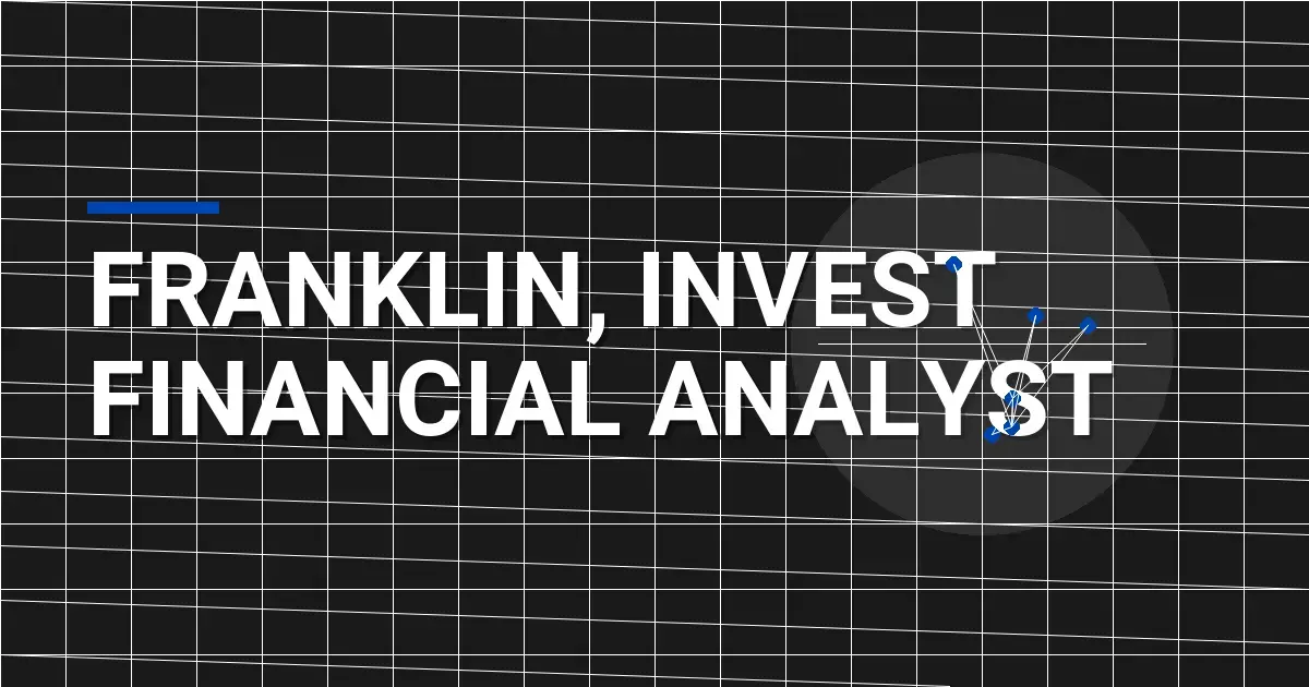 Franklin, Invest Financial Analyst