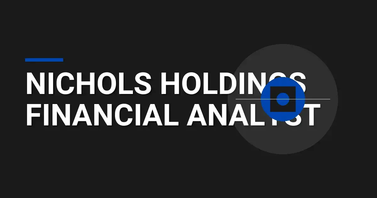 Nichols Holdings Financial Analyst