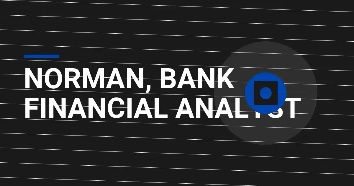 Norman, Bank Financial Analyst