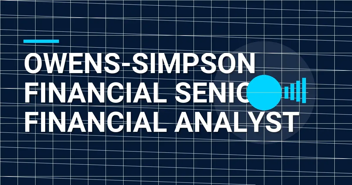 Owens-Simpson Financial Senior Financial Analyst
