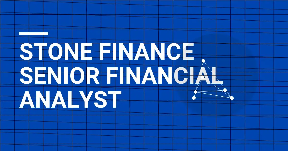 Stone Finance Senior Financial Analyst