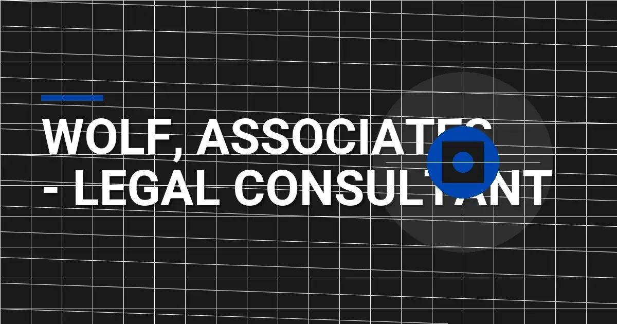 Wolf, Associates - Legal Consultant